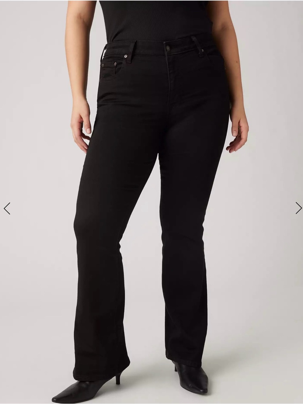 Levi’s 726 High-Rise Flare Women’s Jeans — Black